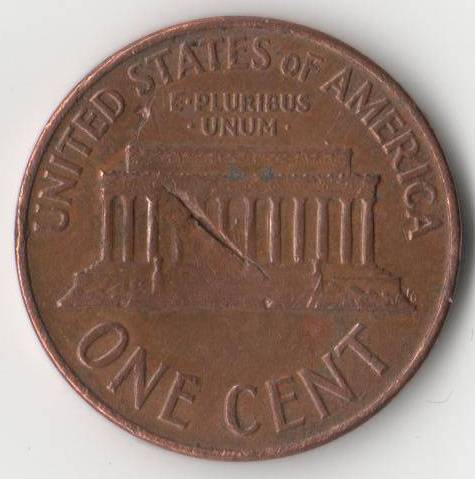 1960-P-Lincoln-Memorial-Cent-Lamination-Error